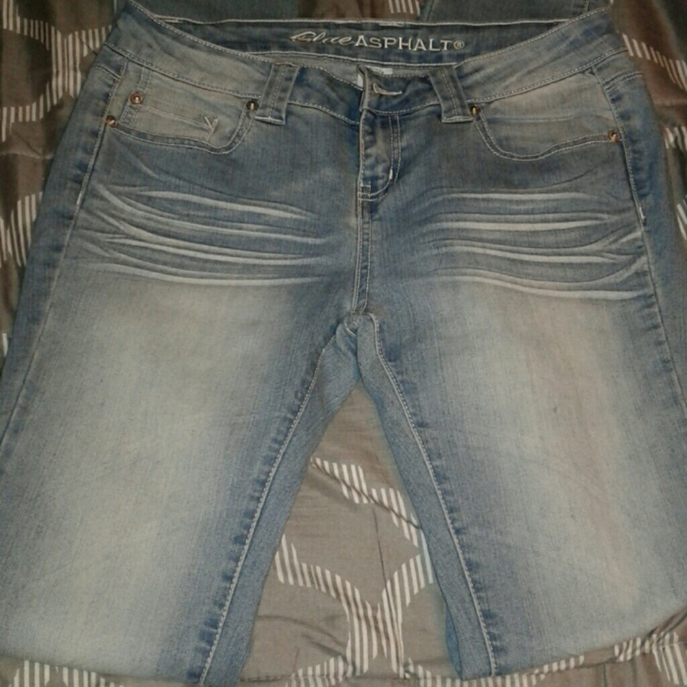 Blue asphalt jeans